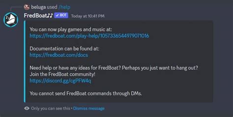 Once on the Integrations page, scroll down to Bots and Apps. . How to use fredboat